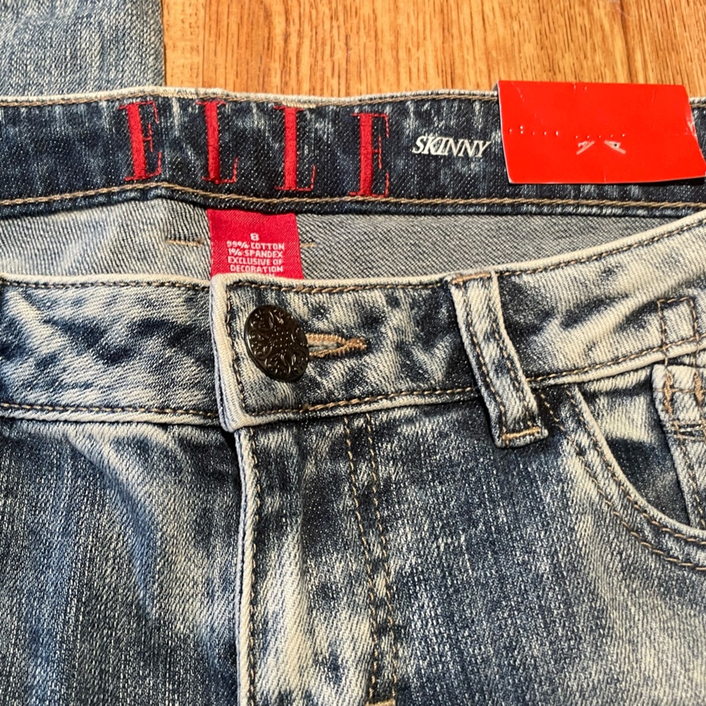 Elle Skinny Acid Washed Jeans - Picture 13 of 13